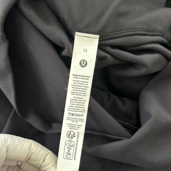 Lululemon Align Palazzo Pant Short Black Nulu High Rise Wide Leg Size 12 Yoga - Picture 12 of 16